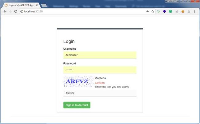 Login to Application with User Role